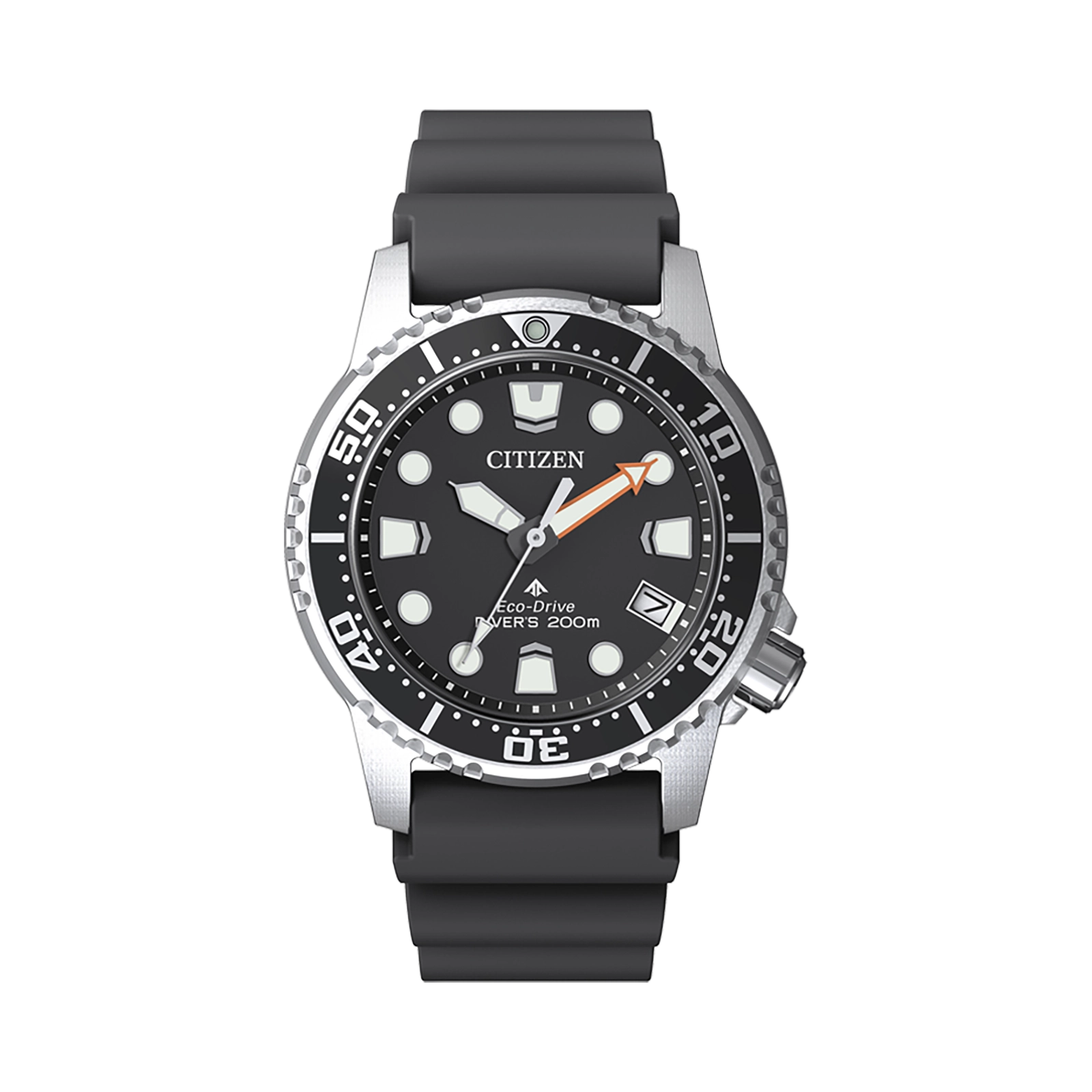 Citizen Eco-Drive Promaster Marine EO2020-08E Unisexklocka med Svart urtavla Quartz Silikon Armbandsur dam – bild 3