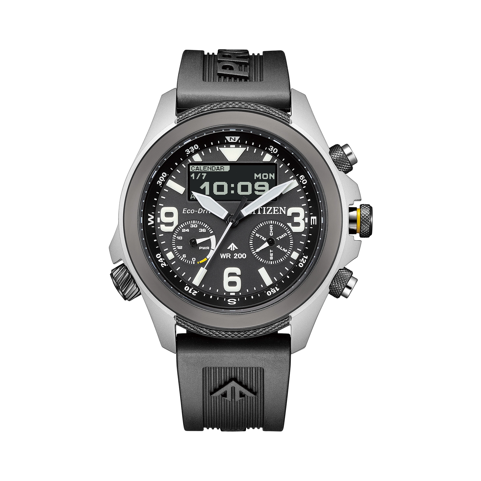 Citizen Promaster Land Eco - Drive JV1007-07E Herrklocka Svart urtavla Quartz – bild 5