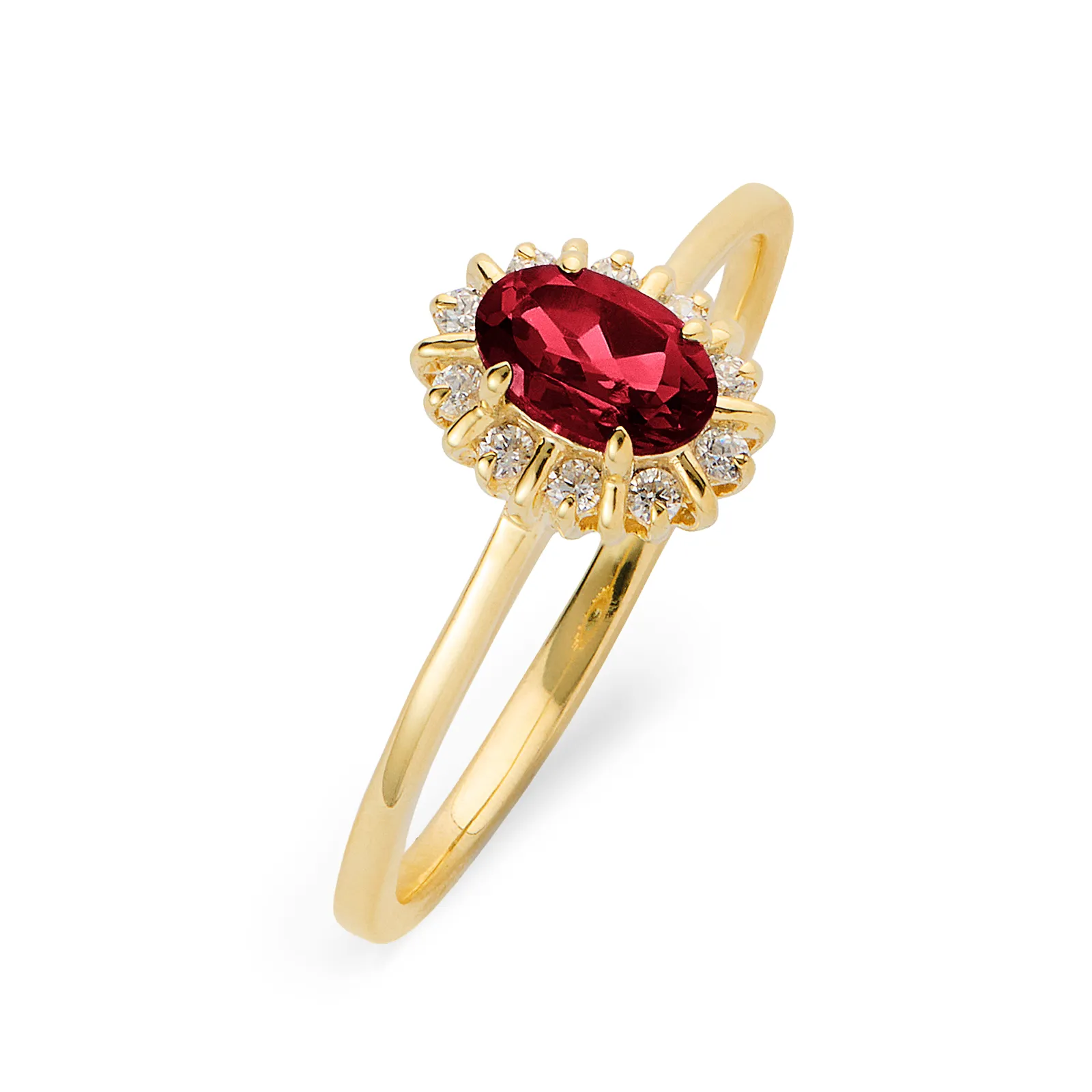 Je t´aime 18K guldring Diana Rubin