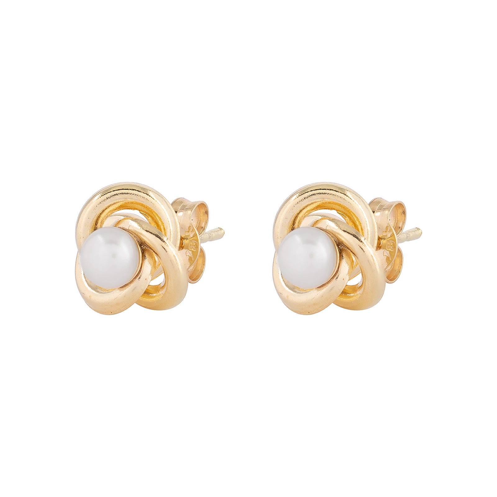 Örhängen 18k guld - Swirl