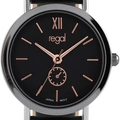Regal damklocka - svart band, svart, 30mm