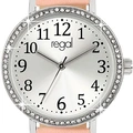 Regal Barnklocka - ljusrosa/silver, strass, 33 mm