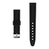 Klockarmband 22 mm - svart gummi