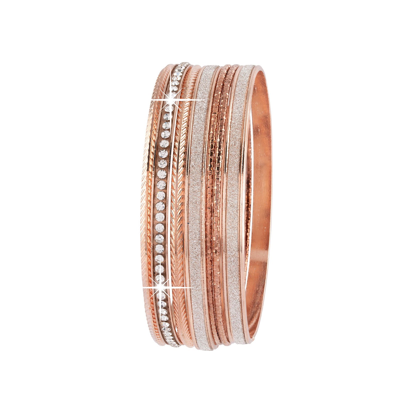 Armband 7-pack - Roséfärgade