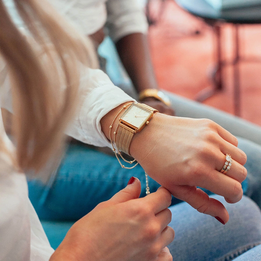 Black Oak Statement klockset - guld, 26mm