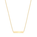 Halsband 9k guld 41-43 cm - Bricka