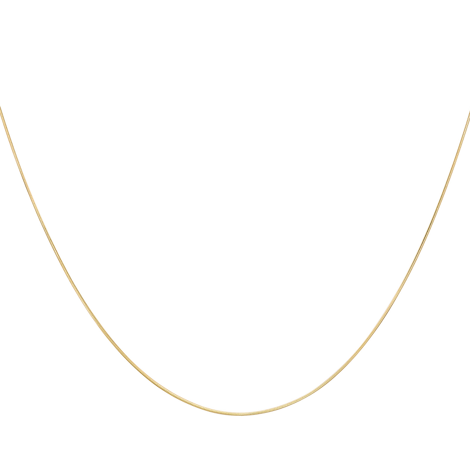 Halsband 9K Guld -Ormlänk 46 cm