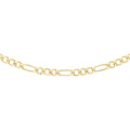 Halsband 9K Guld - Figarokedja 46 cm