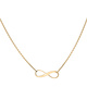 Halsband 9k guld - Infinity 41-46cm