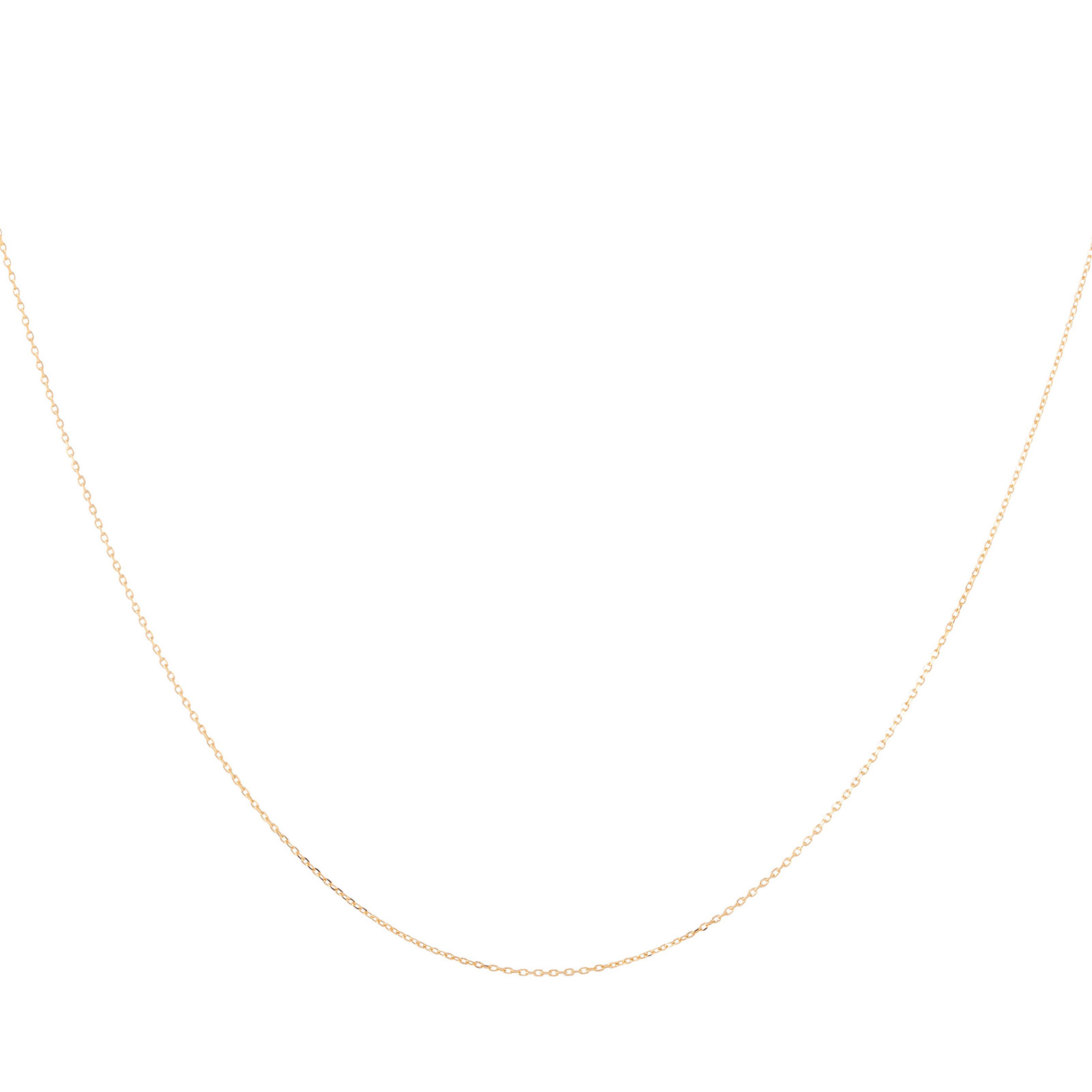 Halsband 18k guld - Ankarkedja 45+5 cm