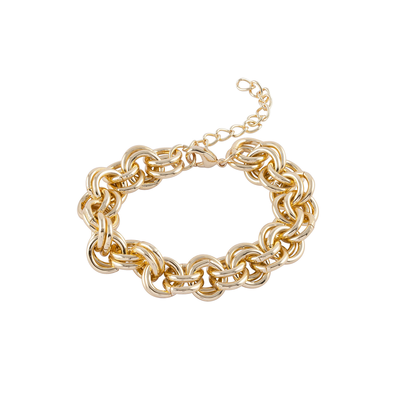 Guldfärgat grovt armband - Montini