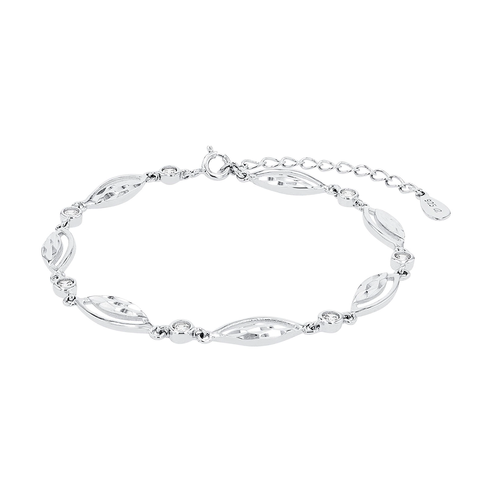 Armband 925 Sterling Silver - löv