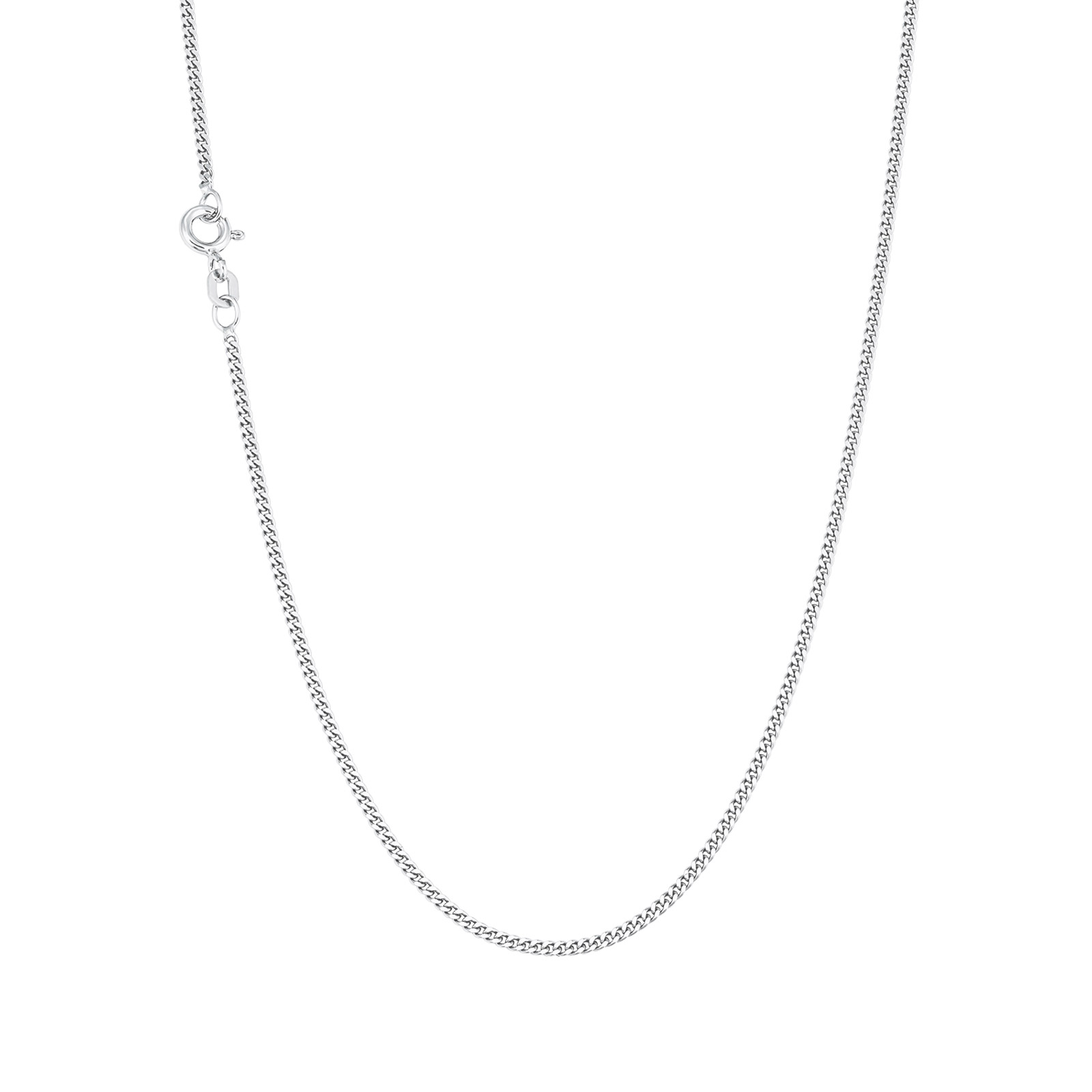 Silverhalsband - Pansarlänk, 50 cm