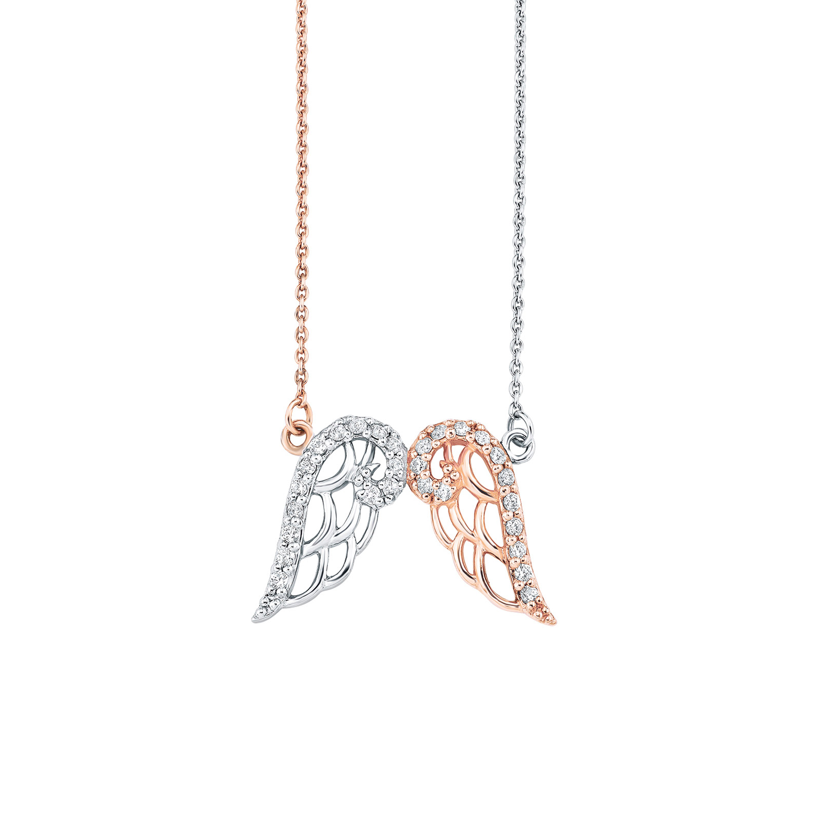 Silverhalsband, droppe med blå sten - 45 cm