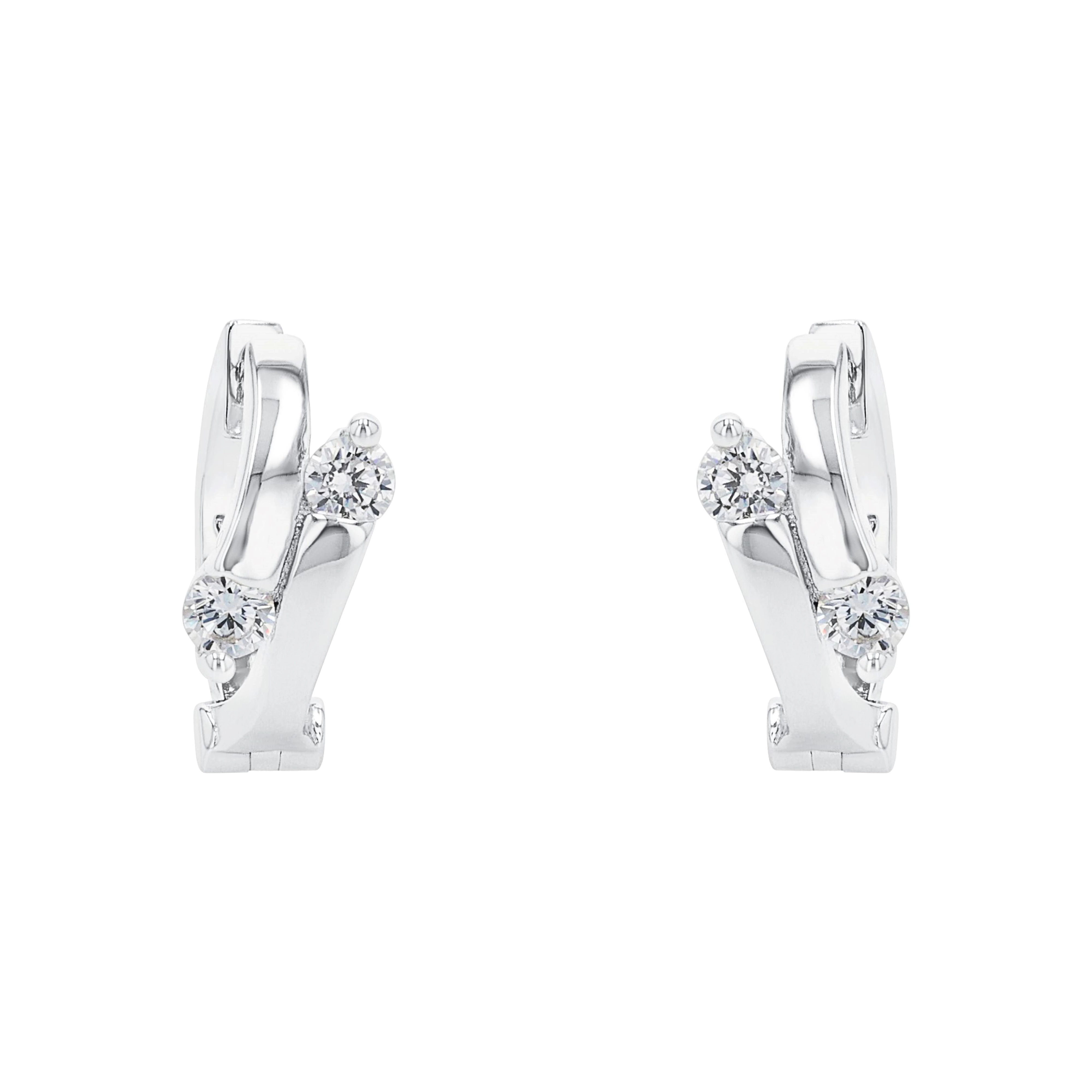 Örhängen 925 Sterling Silver - creoler 12 mm