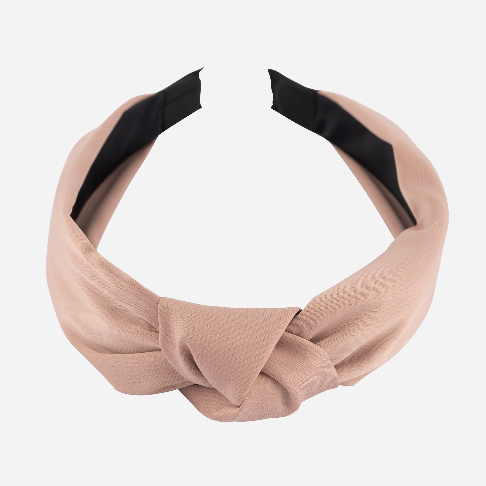 Diadem med knut - beige