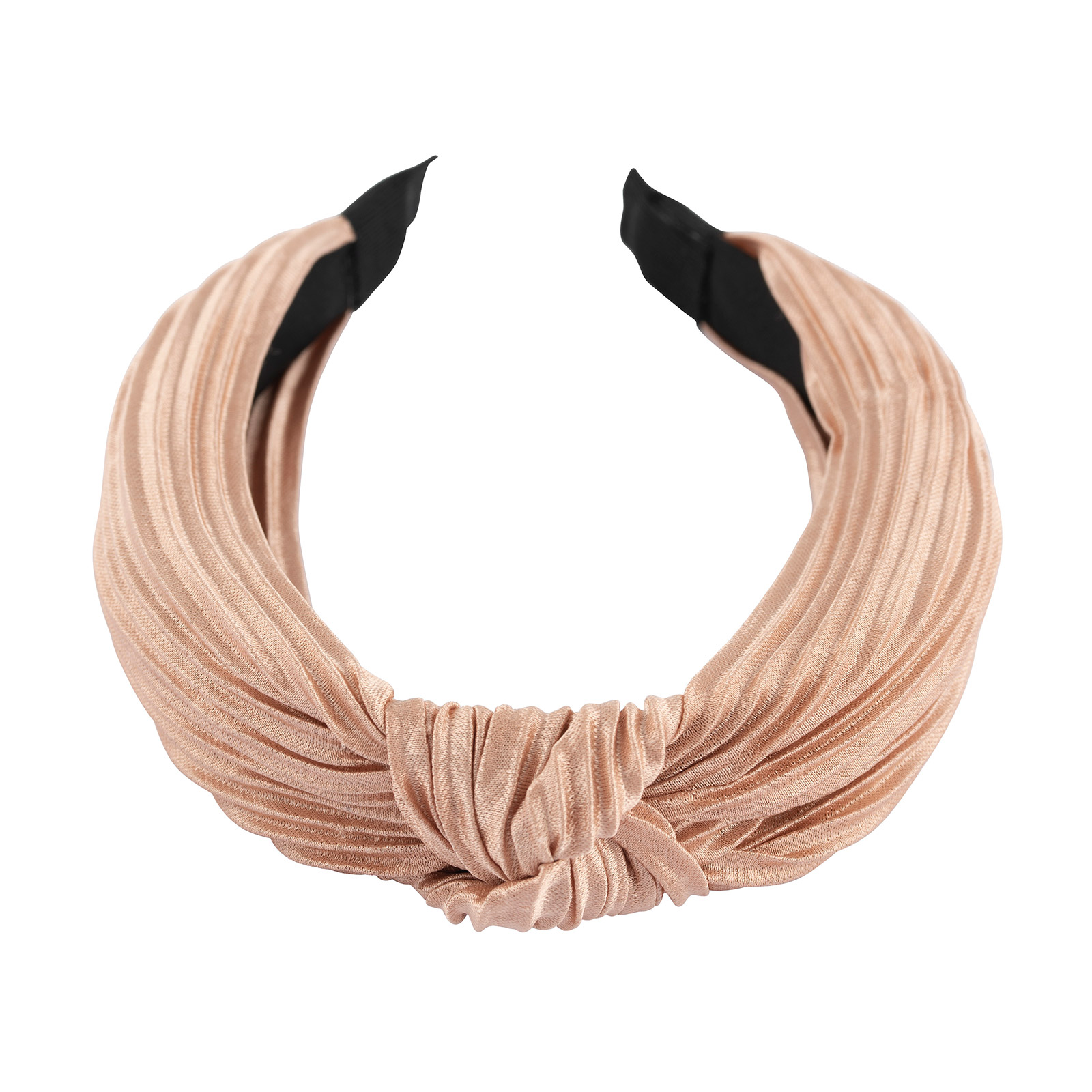 Diadem med knut - beige