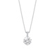 Silverhalsband - vit Kubisk Zirkonia