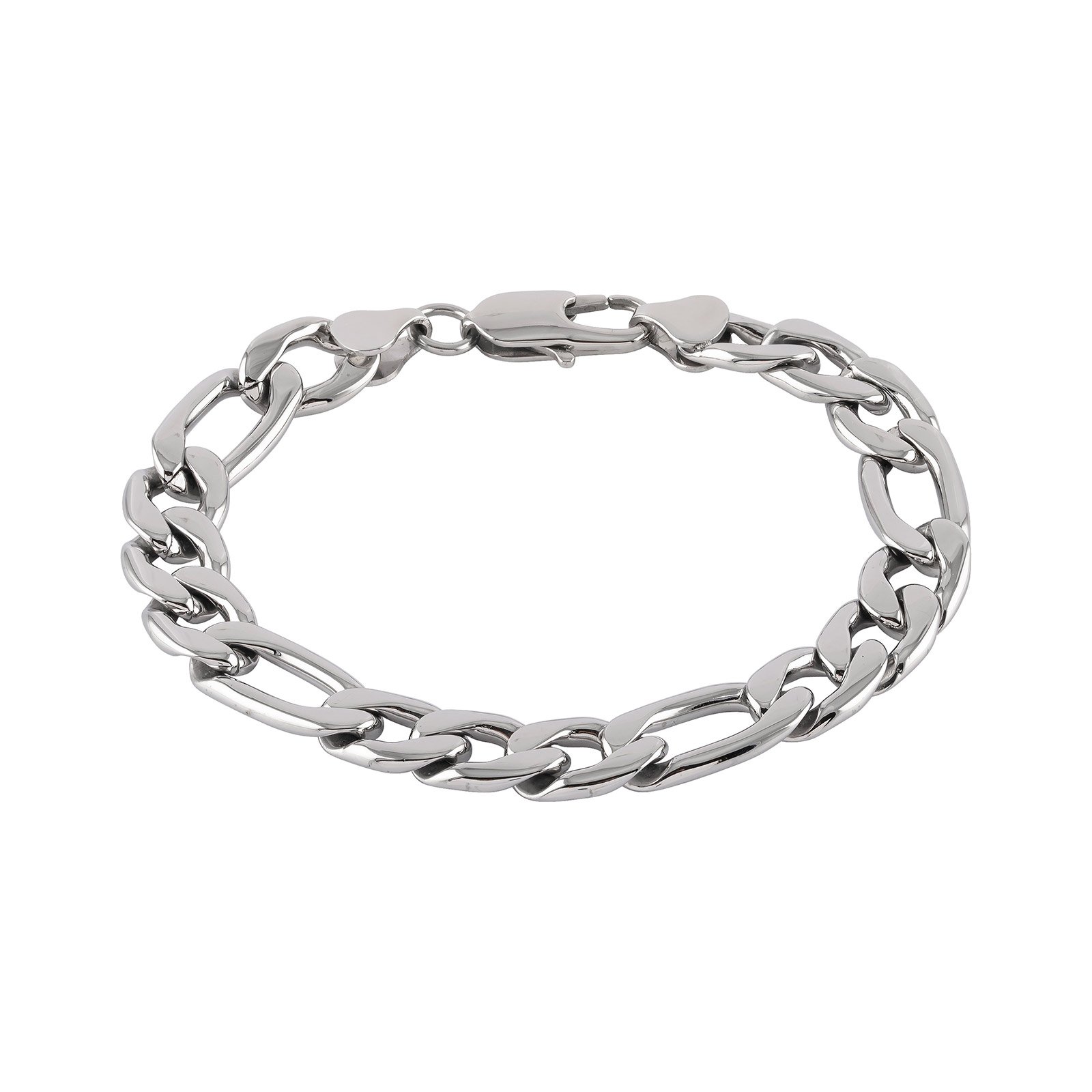 Armband herr stål - figarolänk