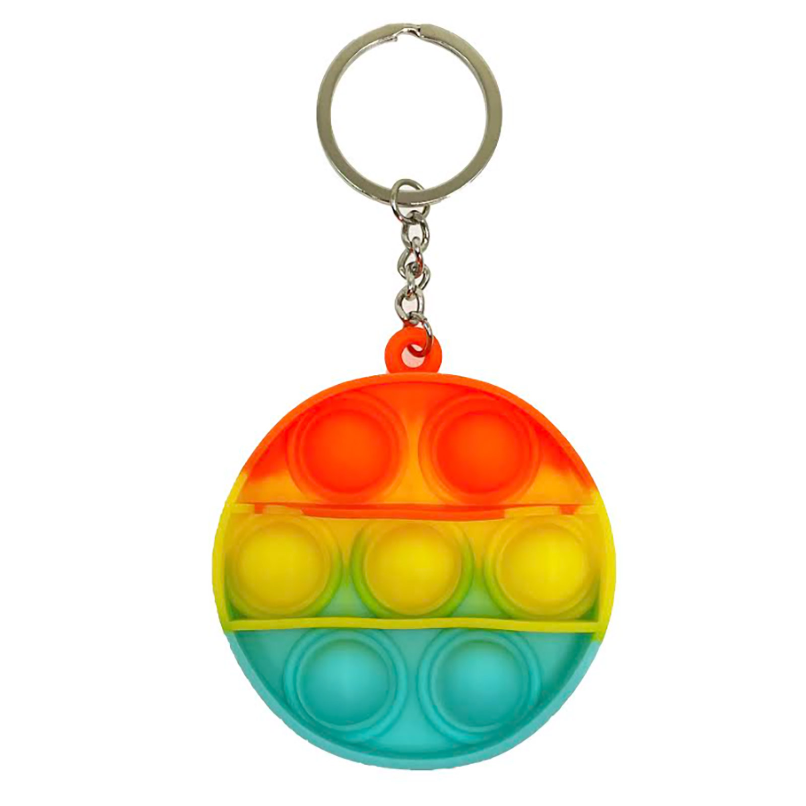 Pop it Fidget nyckelring - rund