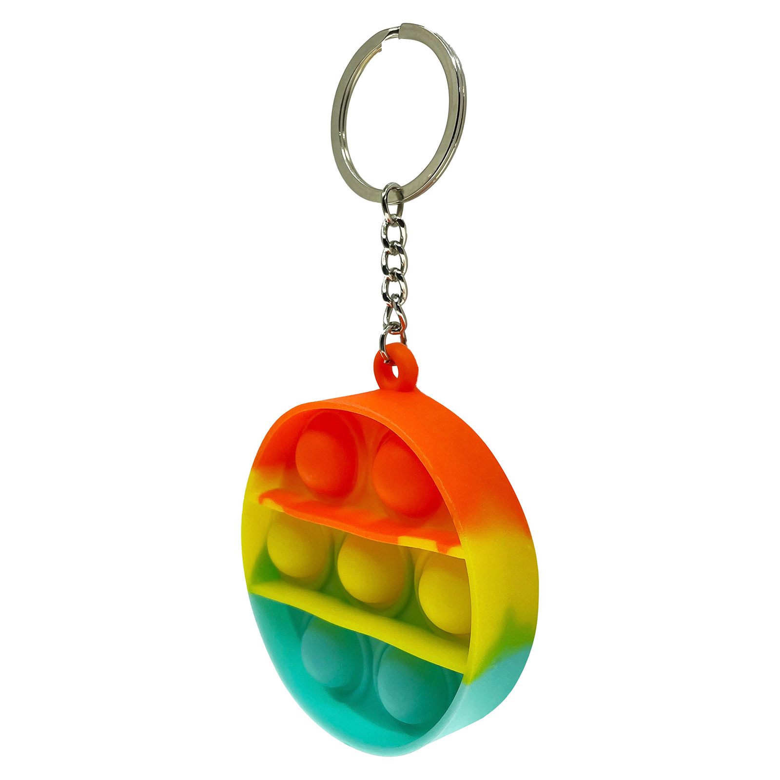 Pop it Fidget nyckelring - rund