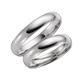 Förlovningsring 18k vitguld - Kupad 4 mm / 1,4 mm