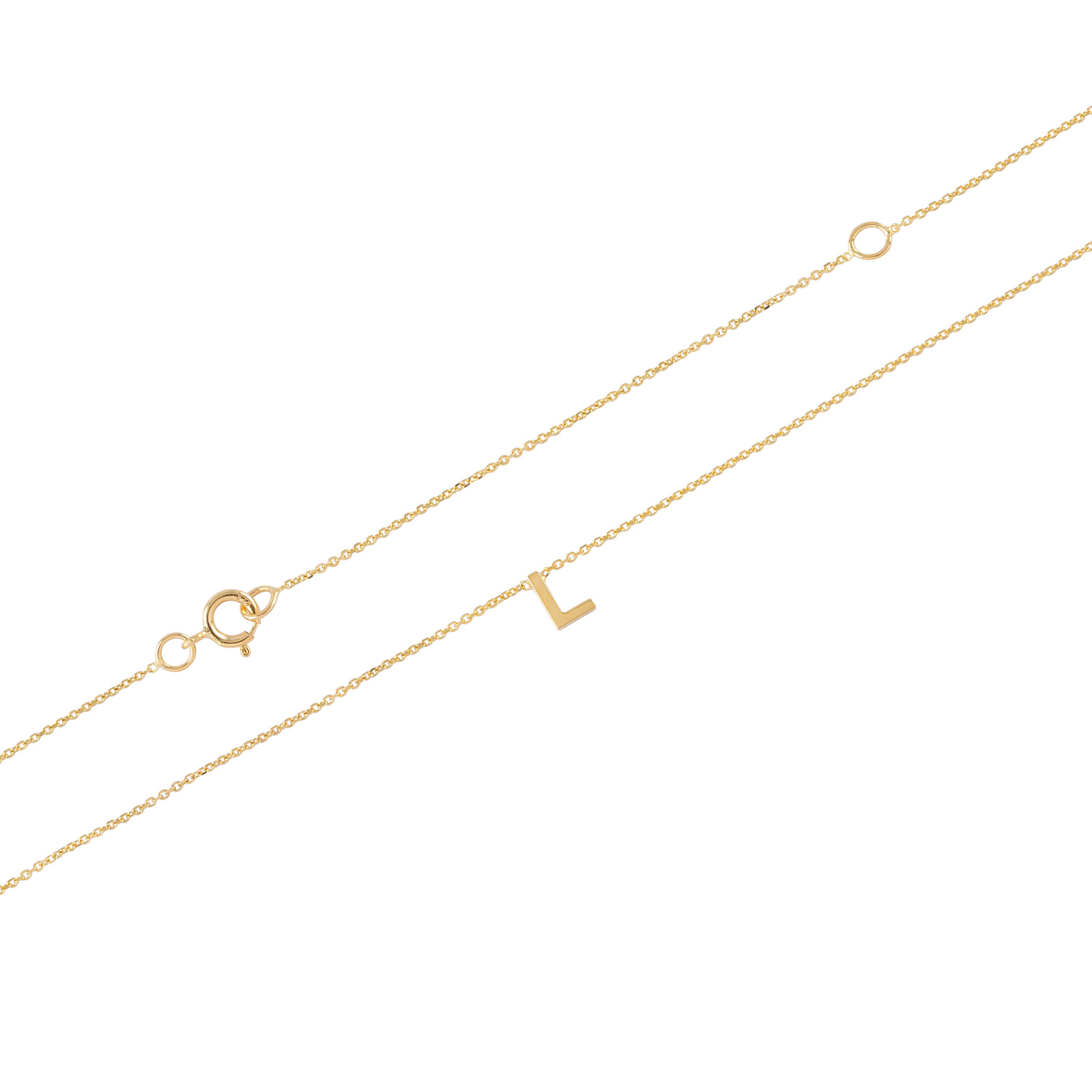 Halsband 9k guld - Bokstav L