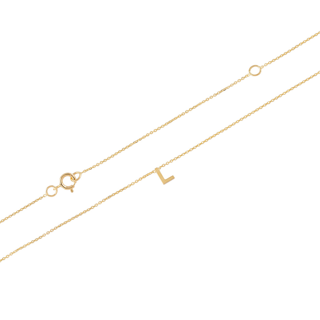Halsband 9k guld - Bokstav L