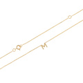 Halsband 9k guld - Bokstav M