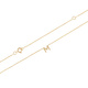 Halsband 9k guld - Bokstav M