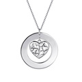 Gravyrhalsband 925 Sterling silver - hjärta