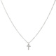 Silverfärgat halsband - bokstav T
