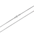 Silverhalsband kedja venezialänk - 0,8 mm/50 cm