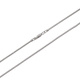 Silverhalsband popcornlänk - 1,2 mm/38 cm