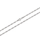 Silverhalsband Singapore - 0,95 mm/60 cm