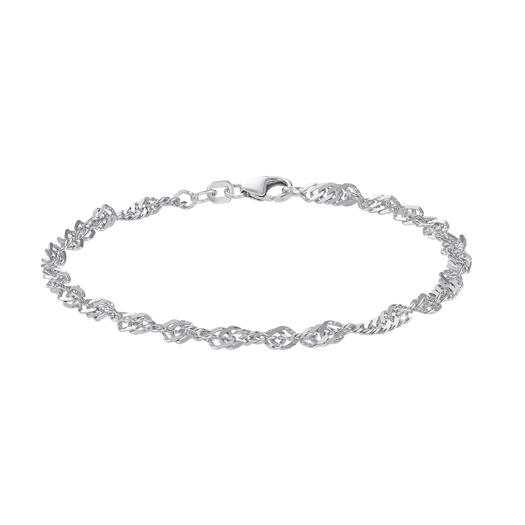 Armband Sterling Silver 925 - Singapore, 18+3 cm