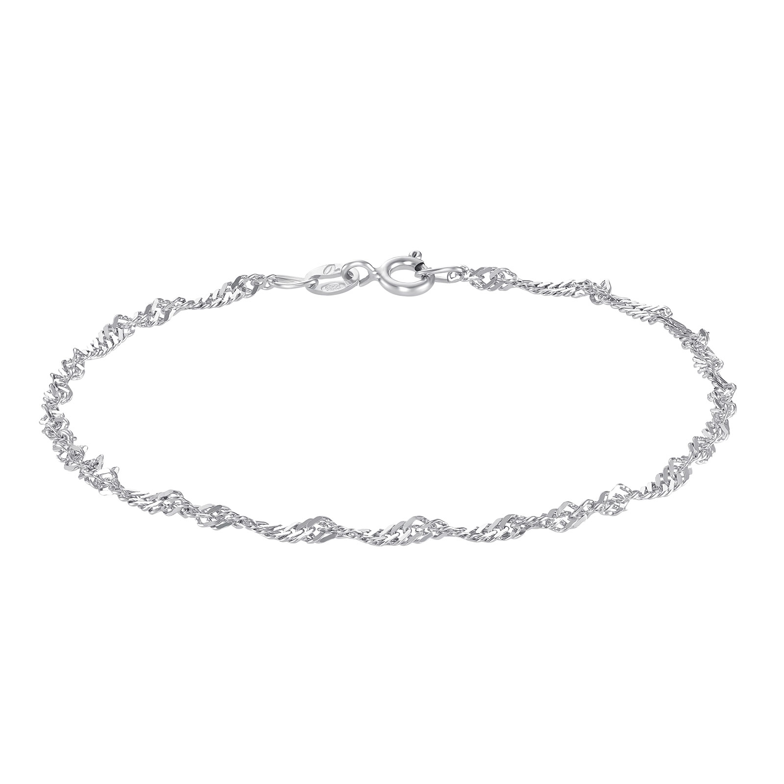 Armband Sterling Silver 925 - Singapore, 19 cm