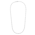 Silverhalsband, figarokedja - 45 cm / 2 mm