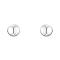 Silverörhängen, studs bollar - 4 mm