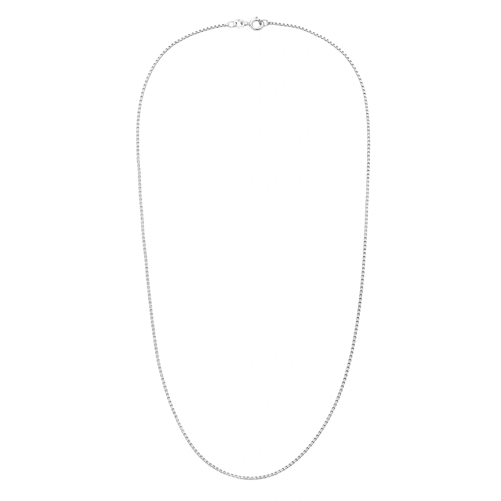 Silverhalsband, venezialänk - 45 cm / 1,5 mm