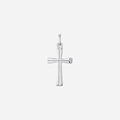 Silverberlock - mönstrat kors, 12mm