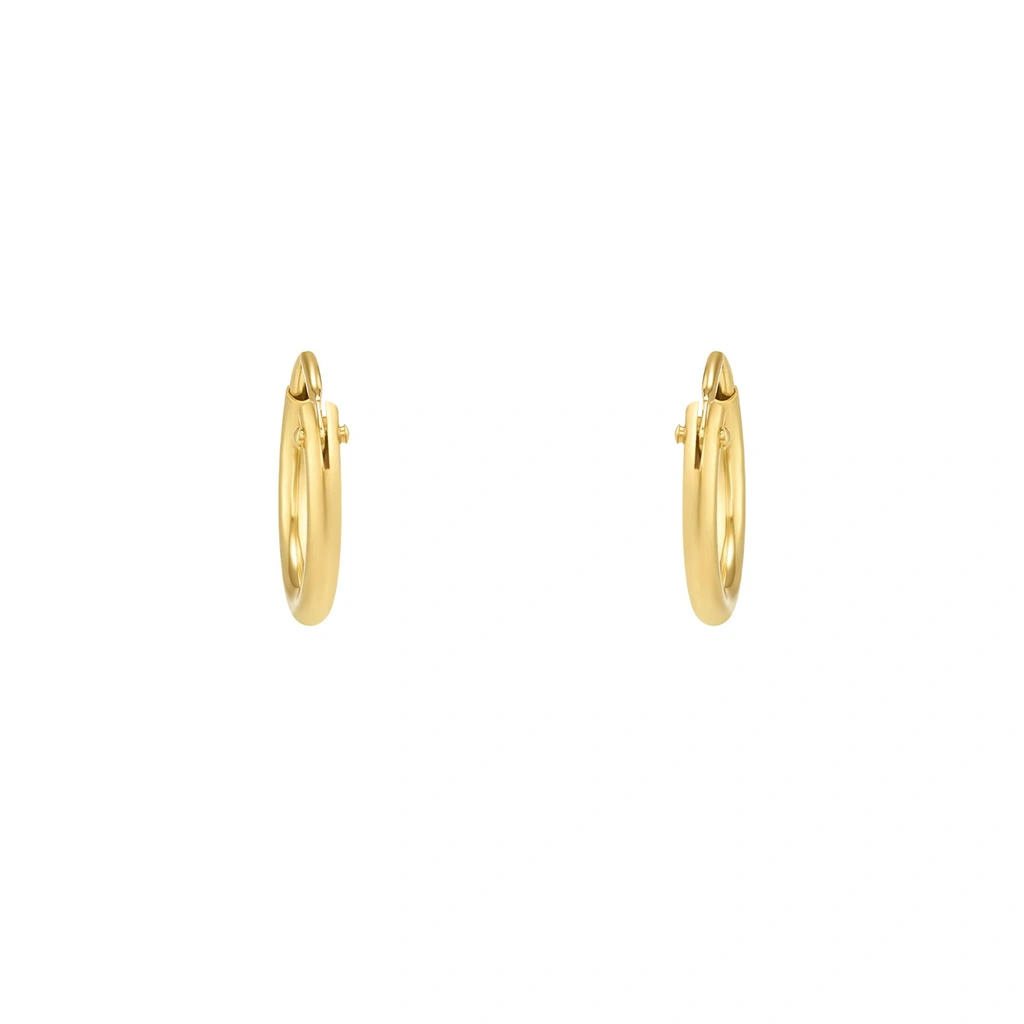 Örhängen 9k guld - hoops 12 mm / 1 mm