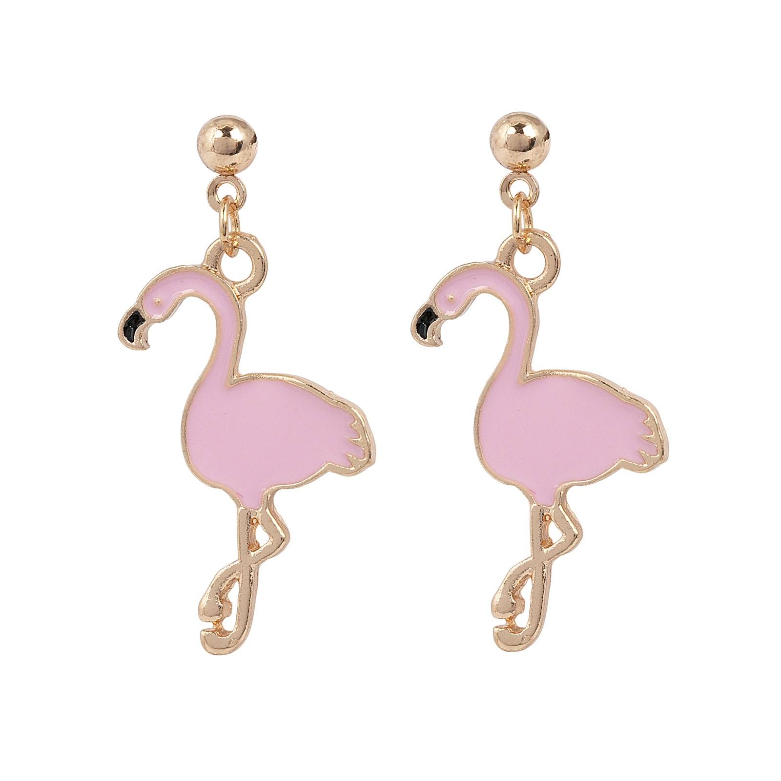 Montini Örhängen Pink Flamingo