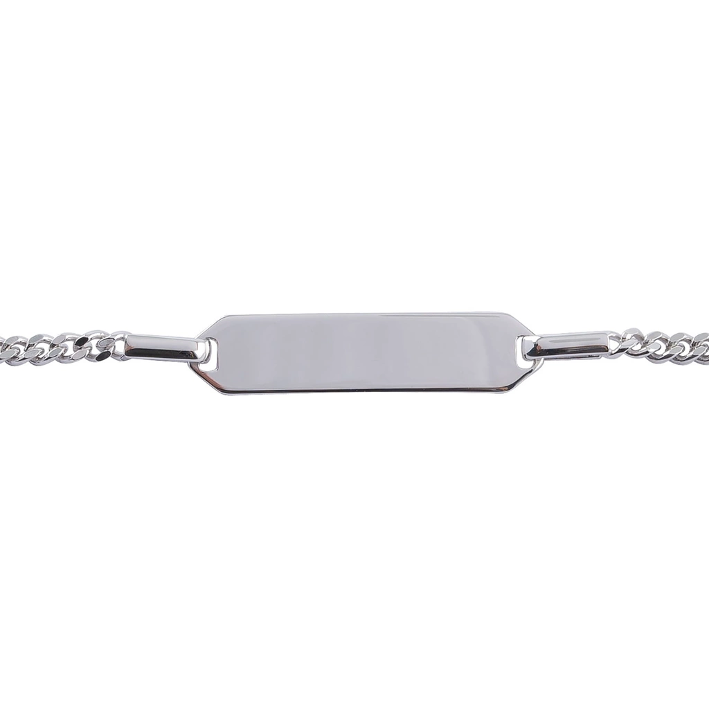 Armband 925 Sterling Silver - bricka & hjärta