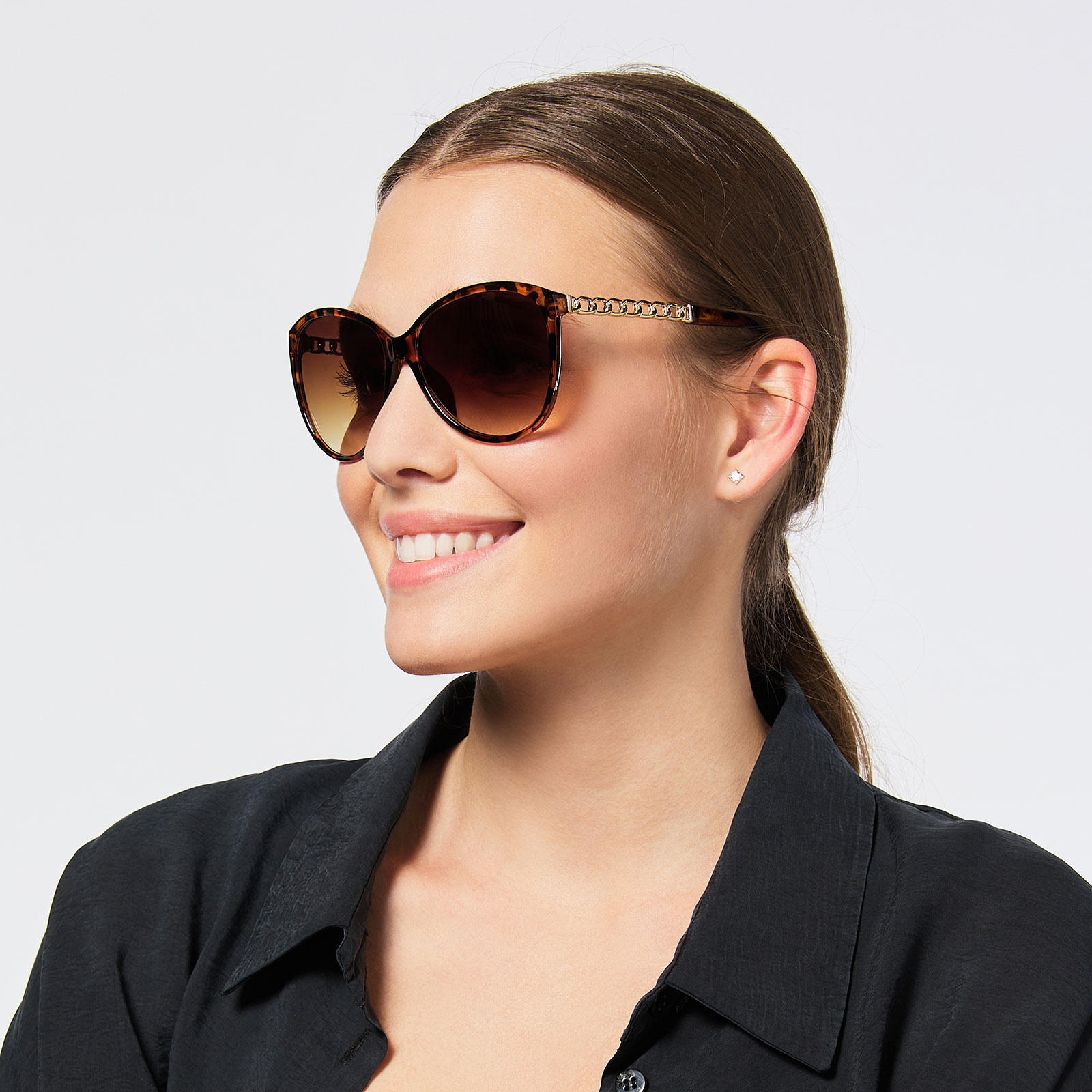 Bruna solglasögon - Cat Eye