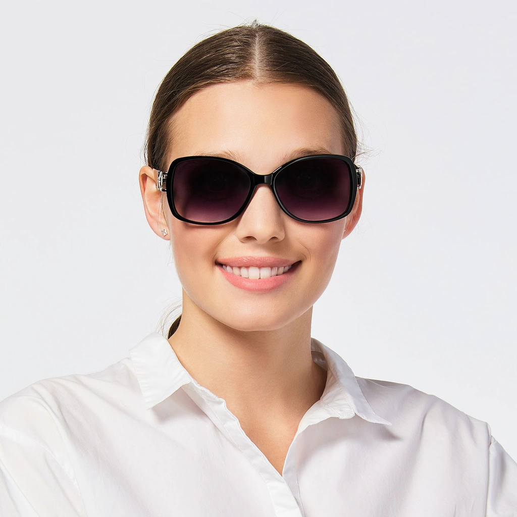 Svarta solglasögon - Square