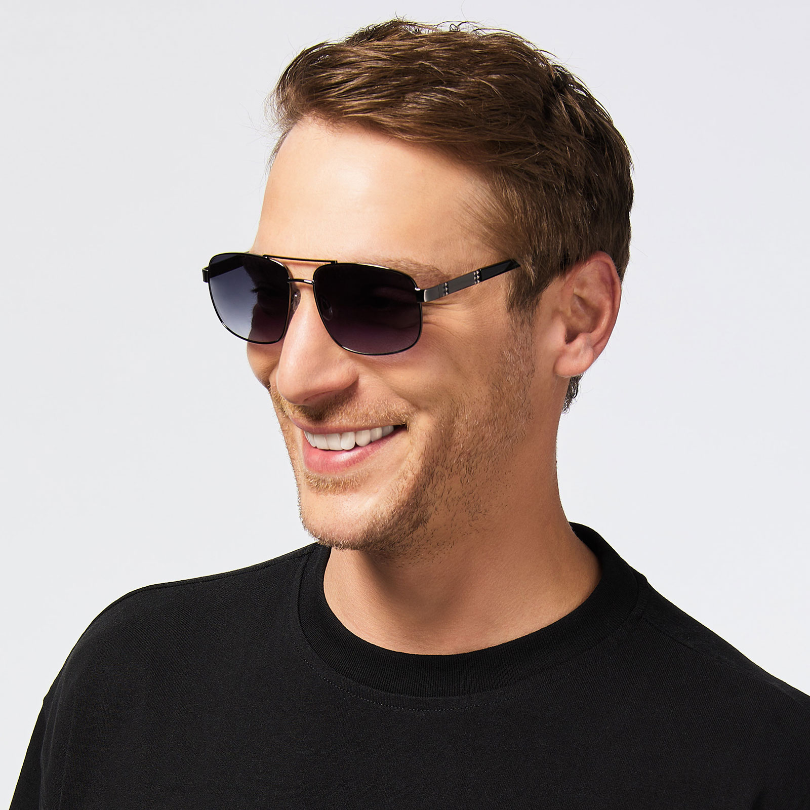 Grå solglasögon - Square