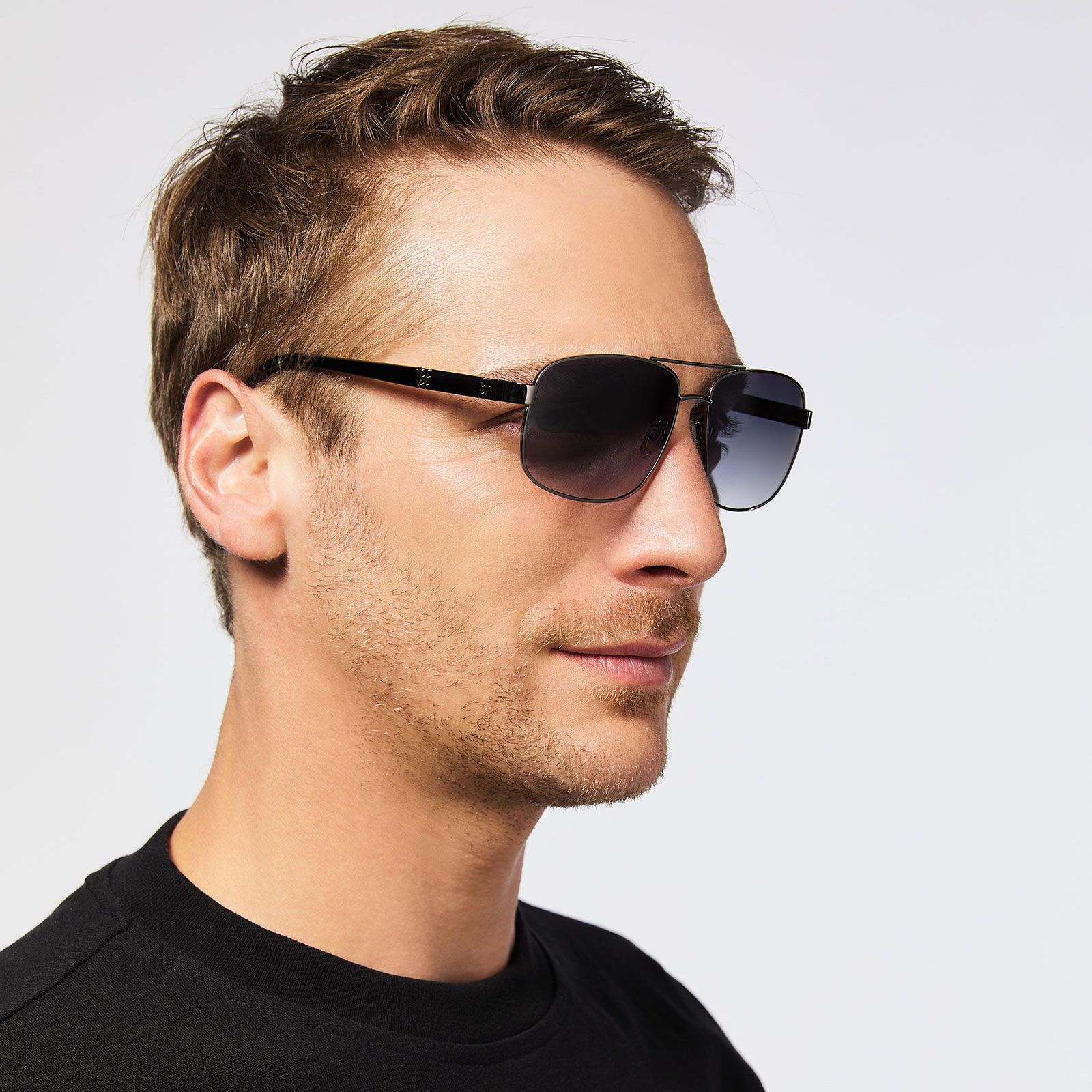 Grå solglasögon - Square