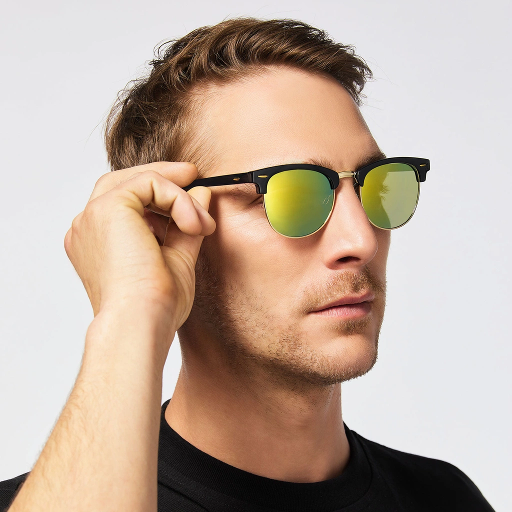 Svarta/tonade solglasögon - Retro