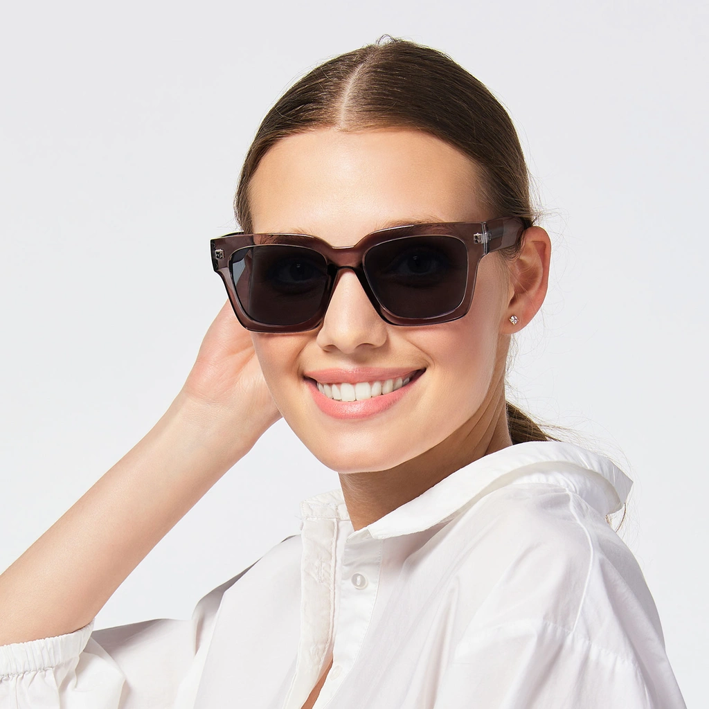 Solglasögon Grå Transparenta Montini